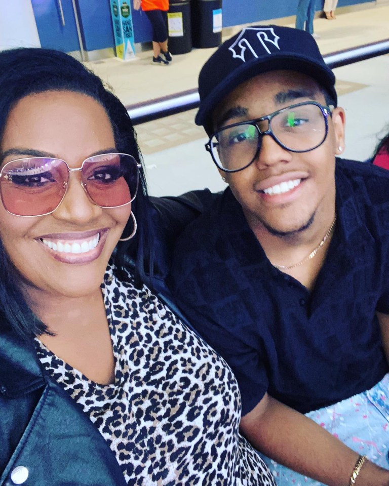Alison is the proud mum of son Aiden, 18