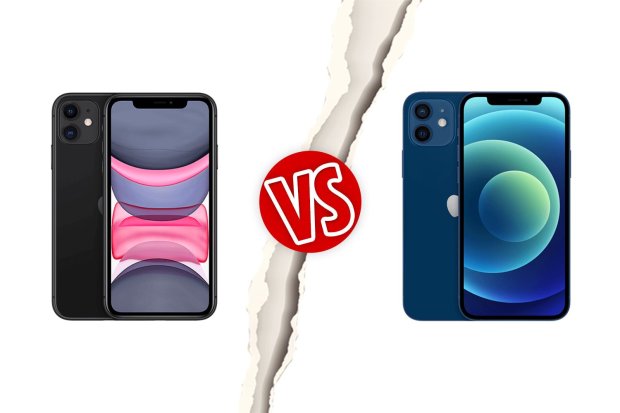 iPhone 11 vs iPhone 12 comparison.