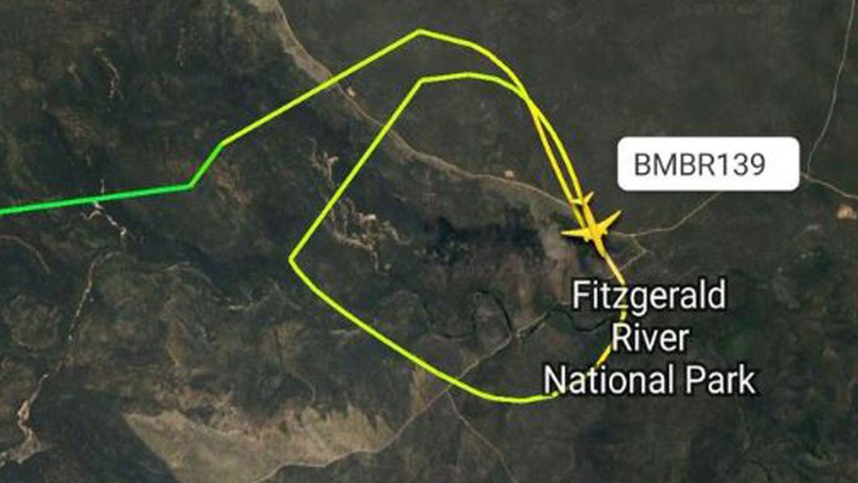 The water bomber crashed in the Fitzgerald River National Park in Australia