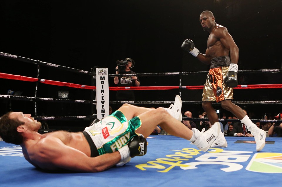 Steve Cunningham dropped Tyson Fury in their 2013 fight - and dad John says he's better than Usyk