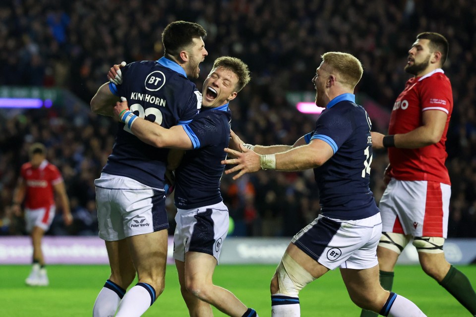 The hosts secured a bonus point victory at Murrayfield