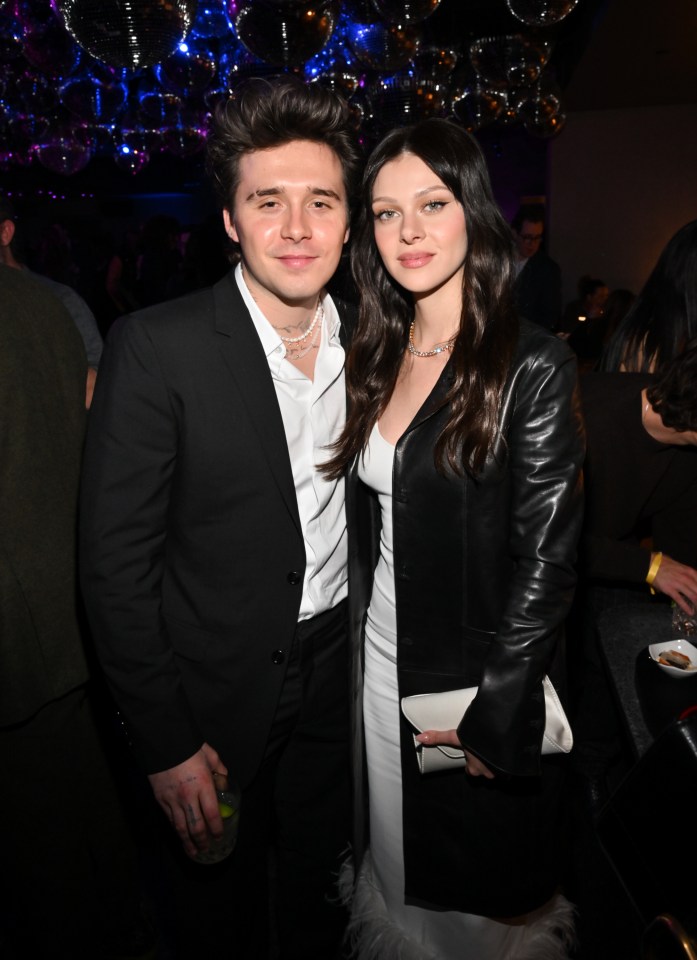 Brooklyn and Nicole were married in a £5million bash last April