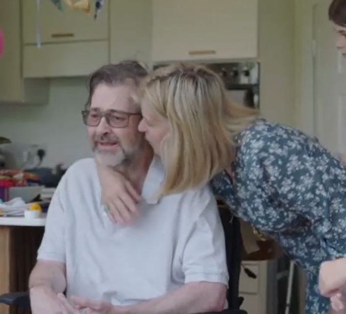 The broadcaster's husband Derek was left fighting for his life after contracting Covid in 2020