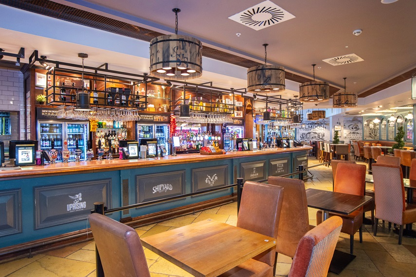 It was the highest ranked airport Wetherspoons outside of London