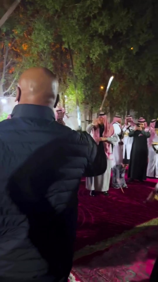 And the Baddest Man on the Planet was took part in some sword waving
