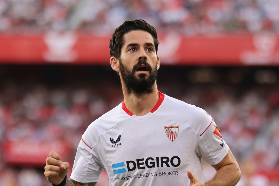 Isco lasted just four months - playing only 14 LaLiga matches - at Sevilla