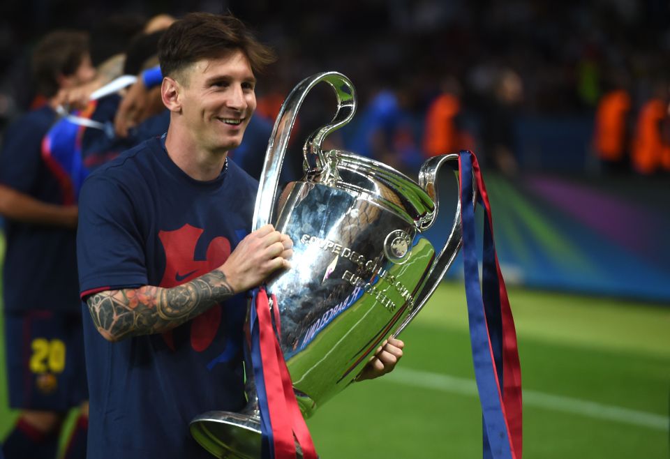 Lionel Messi has won three Champions League titles - fewer than a recently-released former LaLiga rival