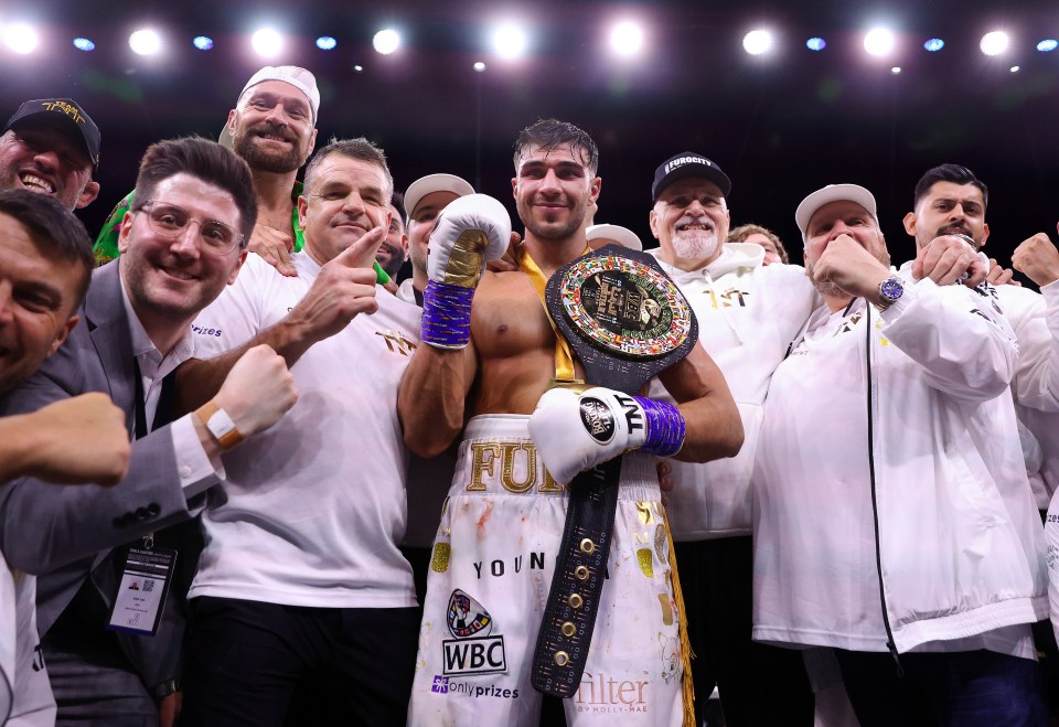 TNT celebrated a split decision victory over the Problem Child in Saudi Arabia