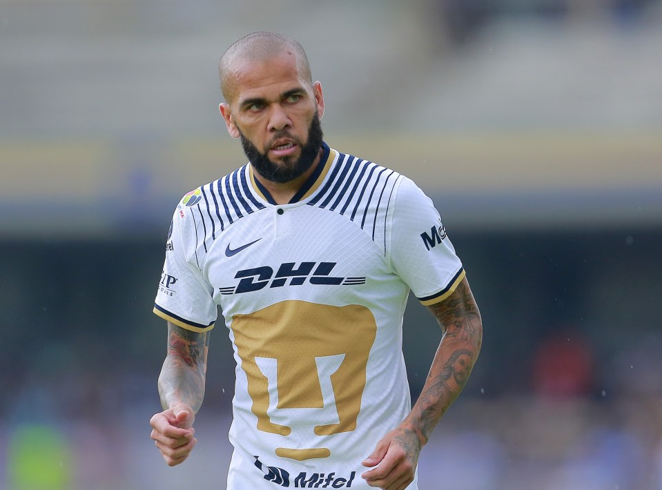 Dani Alves has been in prison since he was arrested on January 20 over rape claims
