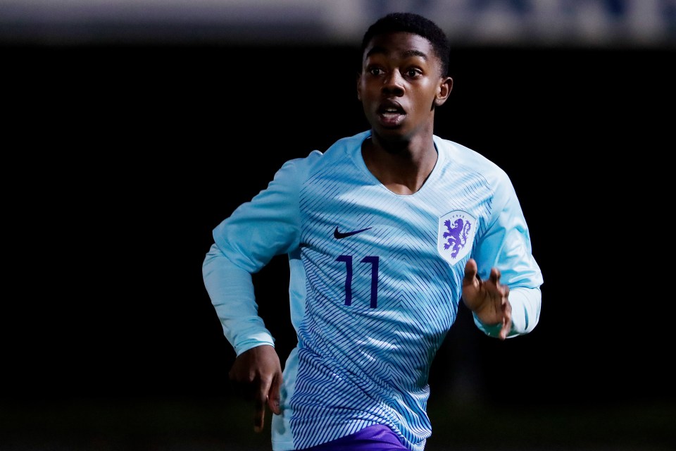 Man Utd are plotting a swoop for Ajax teen ace Amourricho van Axel Dongen