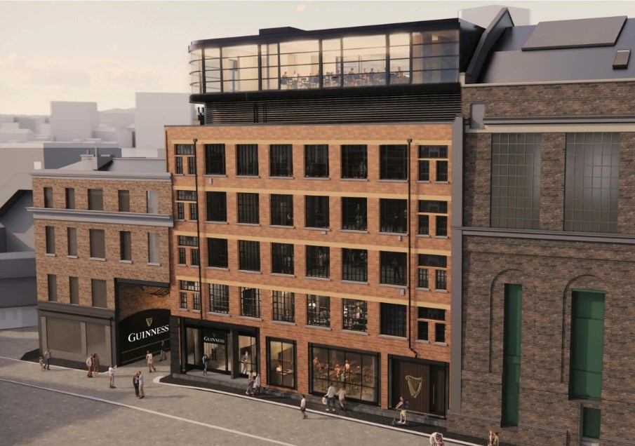 The brewhouse will have its own roof-top dining facility