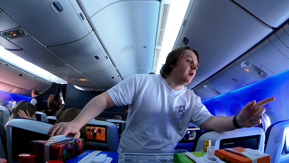 Passengers on a BA flight were left stunned to see Lewis Capaldi