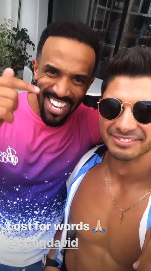A source told The Sun that Anton was 'more excited' about hanging out with Craig David in Ibiza
