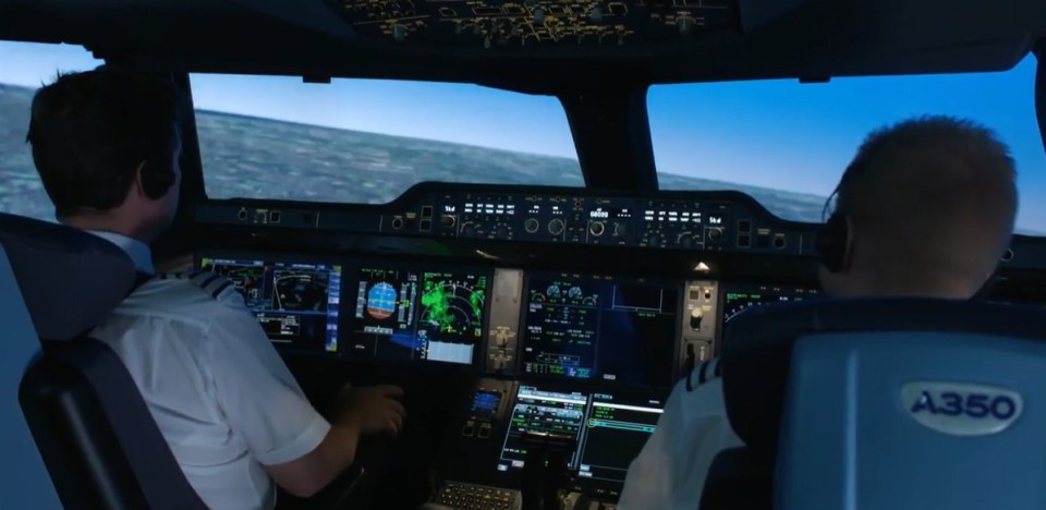 British Airways have showed off the simulators where pilots are put through their paces