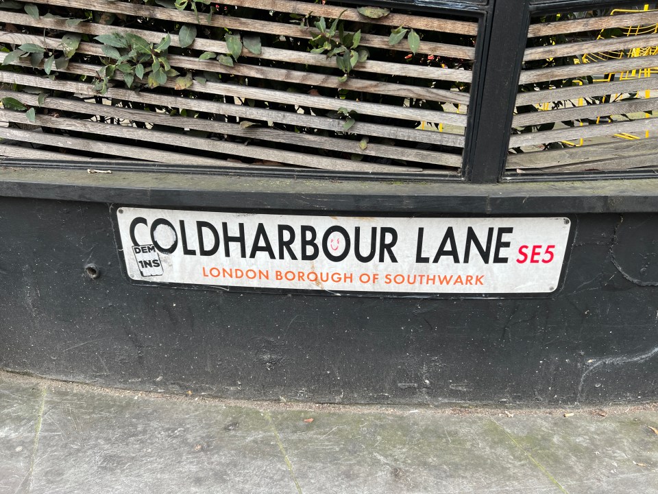 A house on Coldharbour Lane recently sold for £1million