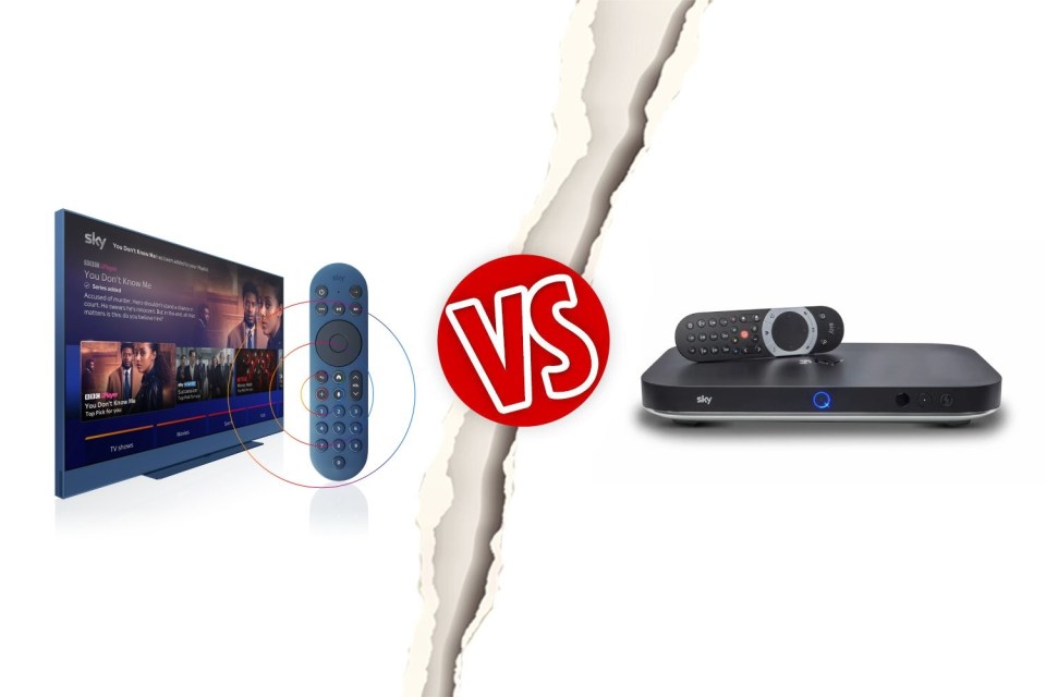 Sky Q vs. Sky+ comparison.