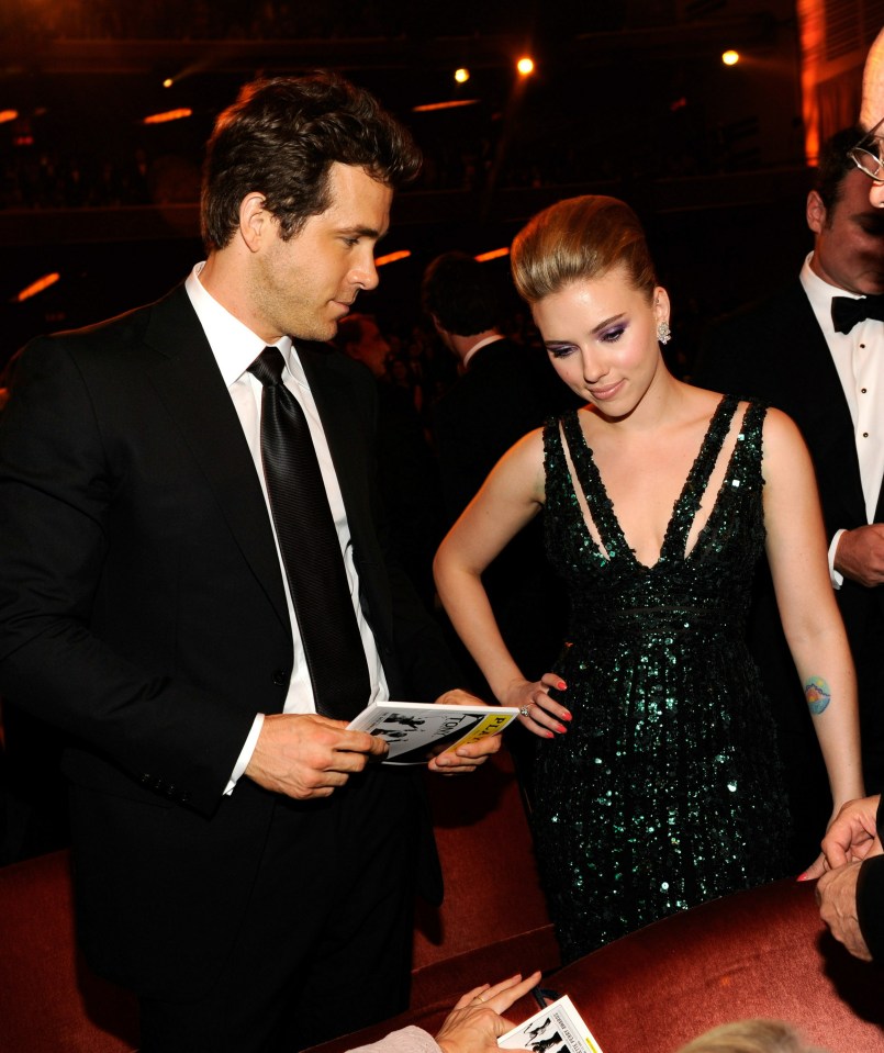 Ryan Reynolds was married to Scarlett Johansson for three years