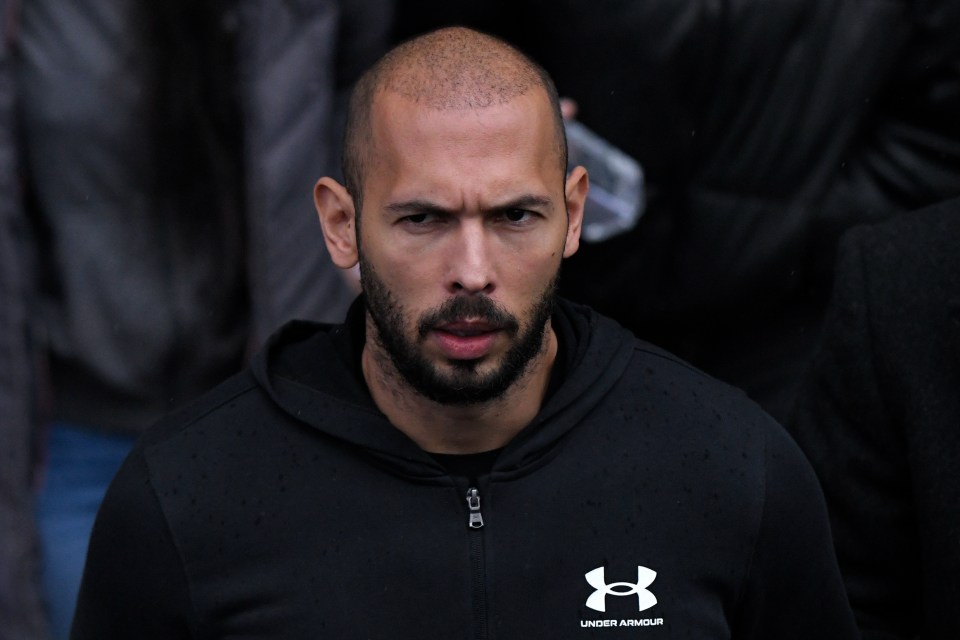 Andrew Tate shared his support from the PSG star on Twitter
