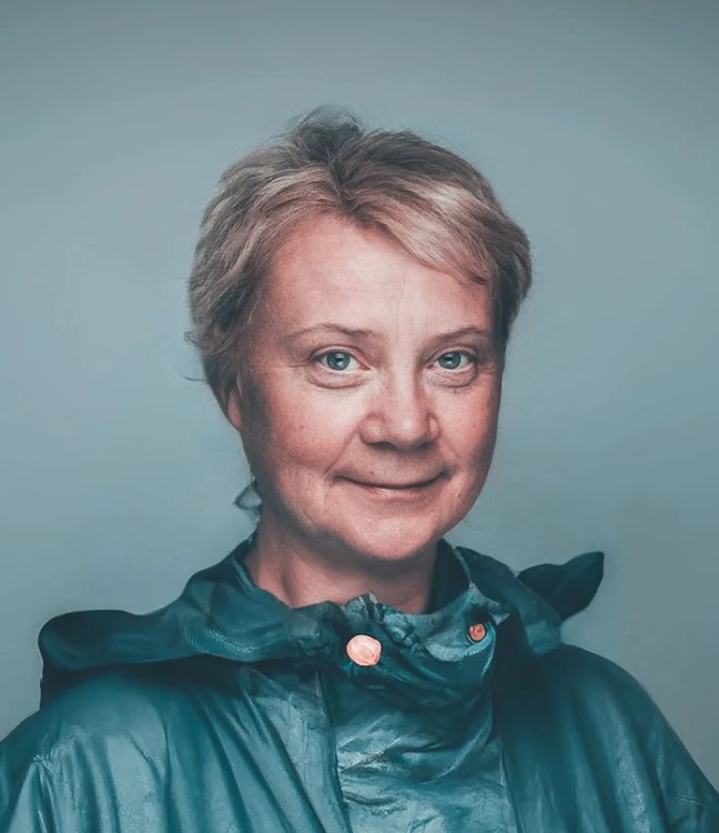 Environmental activist Greta Thunberg, as designed by AI