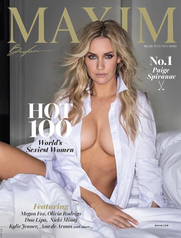 Paige was on the cover of Maxim last year after winning the title