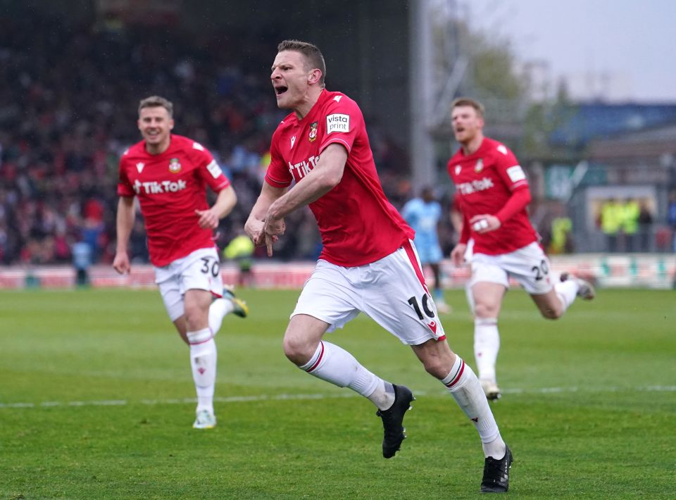Star player Paul Mullin scored twice in the historic win
