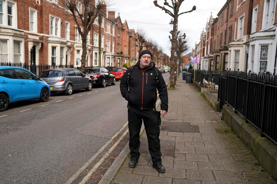 Peter Pelniks who rents a flat on the road has slammed the street