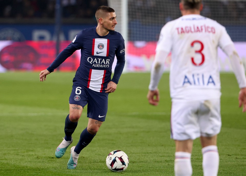 Marco Verratti has been at the club since 2012