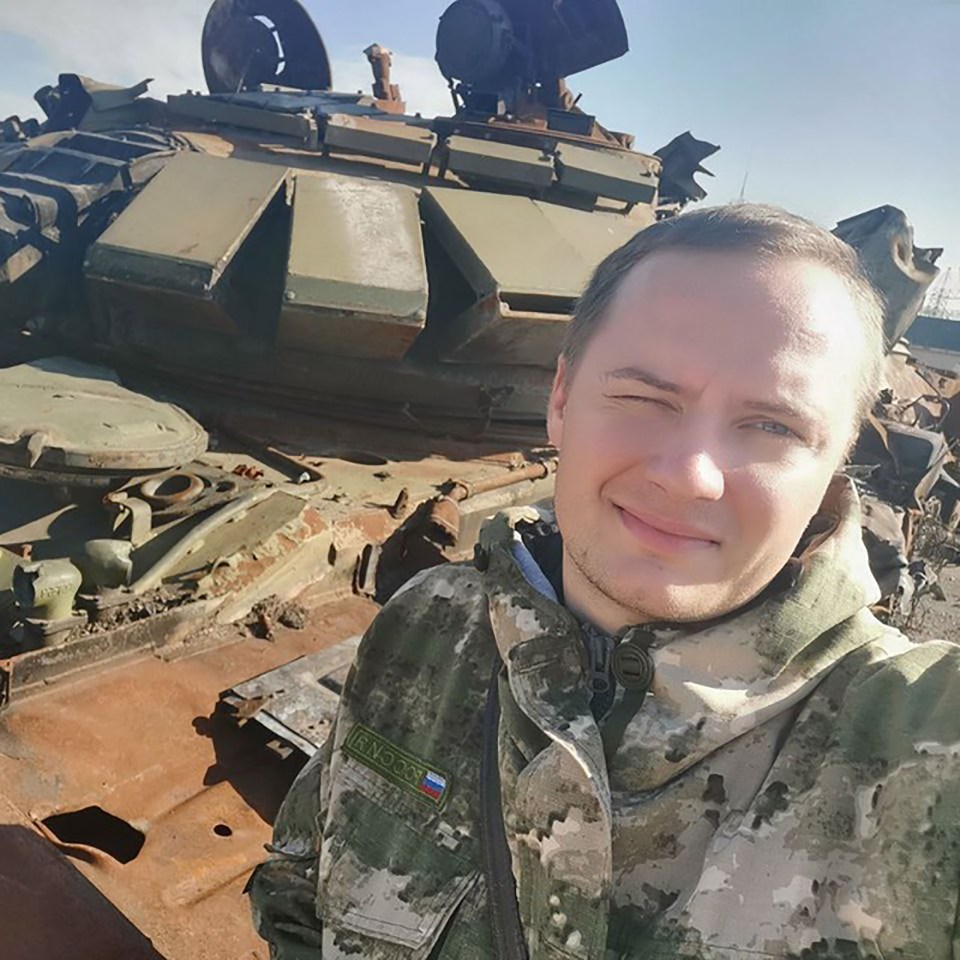 The 34-year-old is a Russian war volunteer