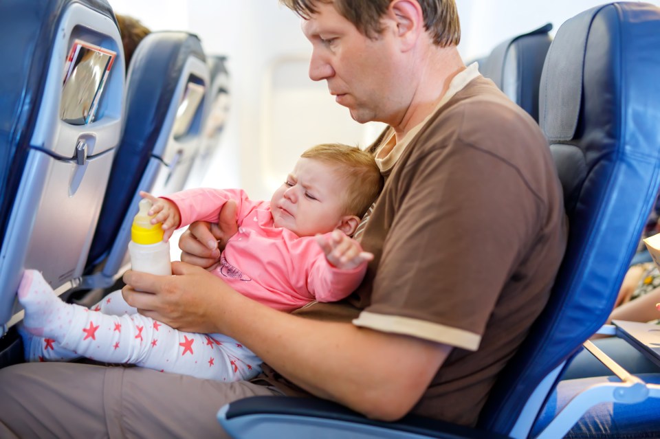 The man pretended the flight was a roller coaster (stock image)