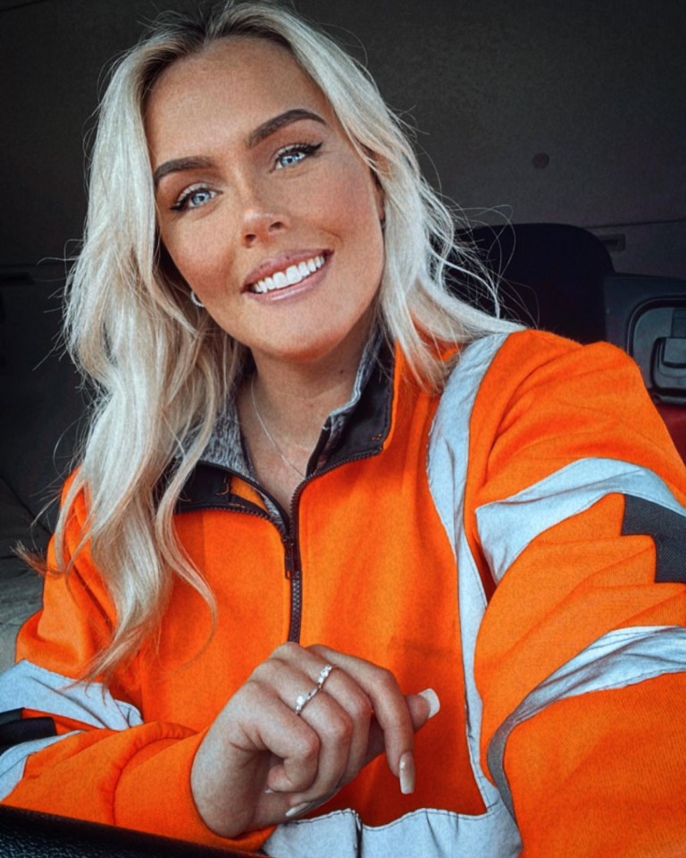 Nicolle, known as 'Trucker Baddie', has a huge following on social media