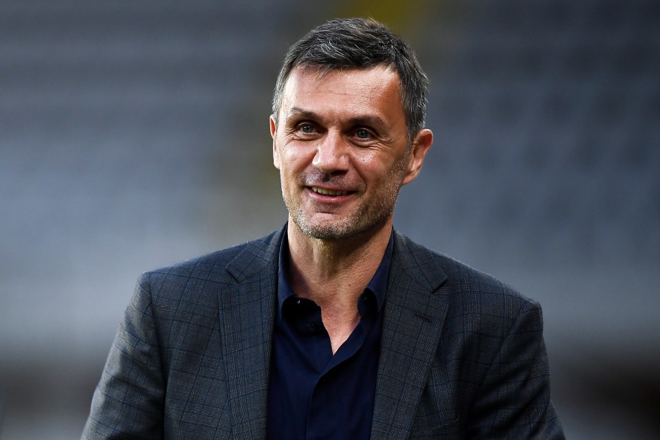 Maldini joined the CBS Sports panel ahead of AC Milan's clash with Inter