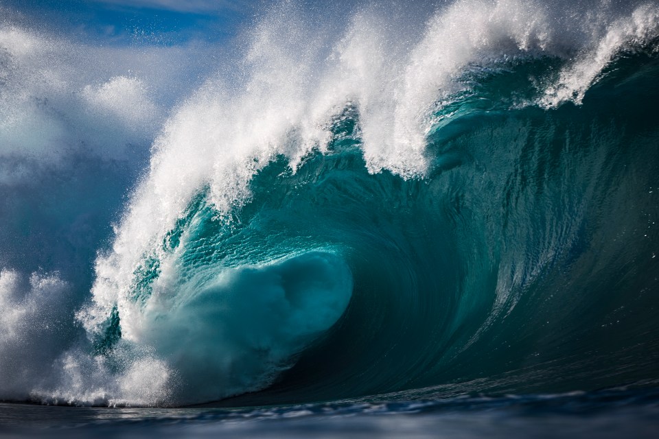  The monster waves are triggered usually by underwater earthquakes as the Earth's tectonic plates move