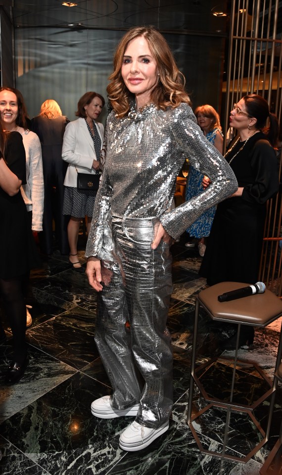 The star stepped out for an evening bash following her split from Charles Saatchi