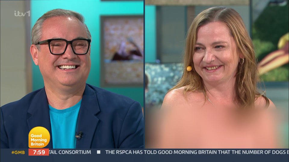 She debated Nick Ede who said there were other ways to promote body positivity