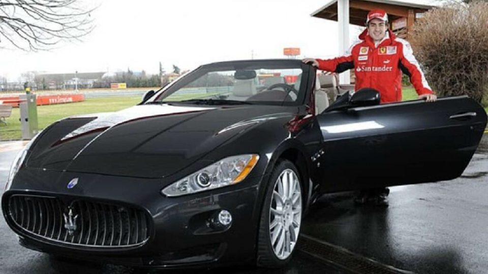 Alonso was obsessed with the space inside his custom Maserati GranCabrio