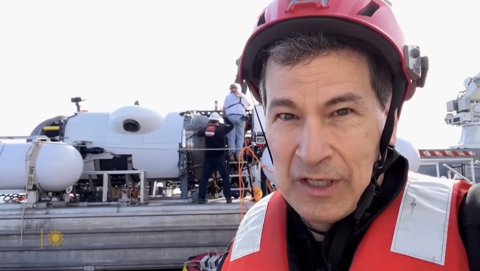 CBS reporter David Pogue said the sub he went on got lost for several hours