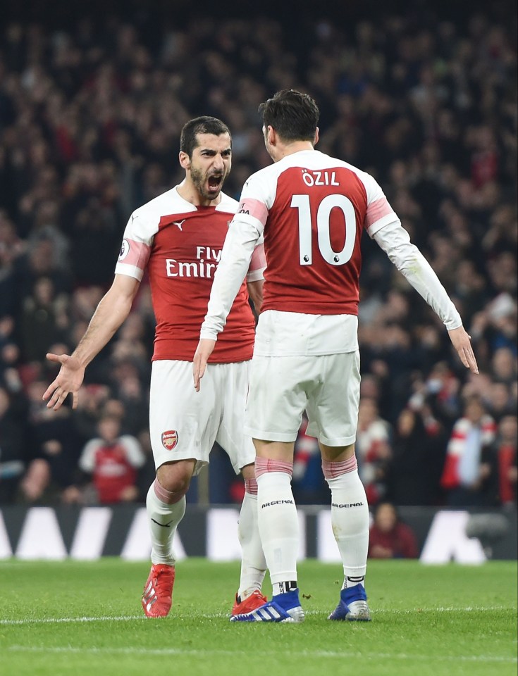 The defender claimed Ozil and Mkhitaryan were 'frightening'