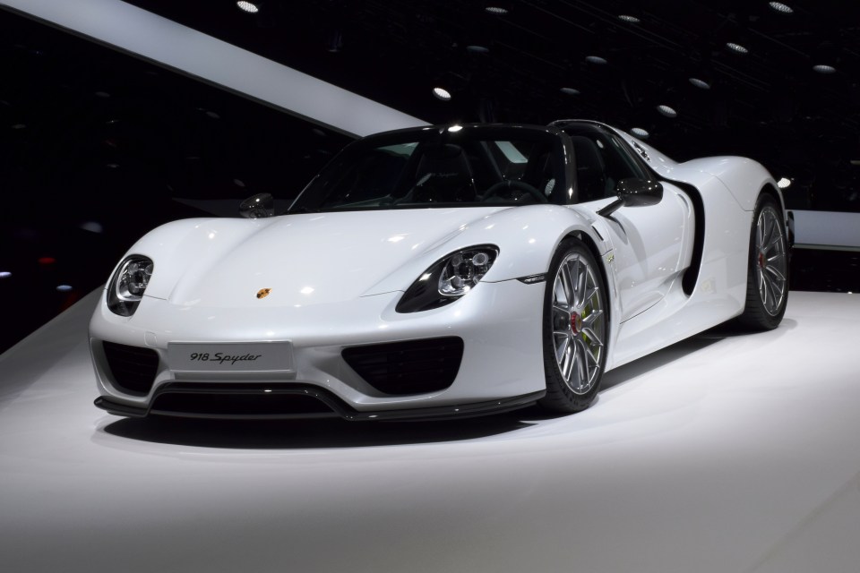 The jewel in the crown of his collection is the stunning Porsche 918 Spyder