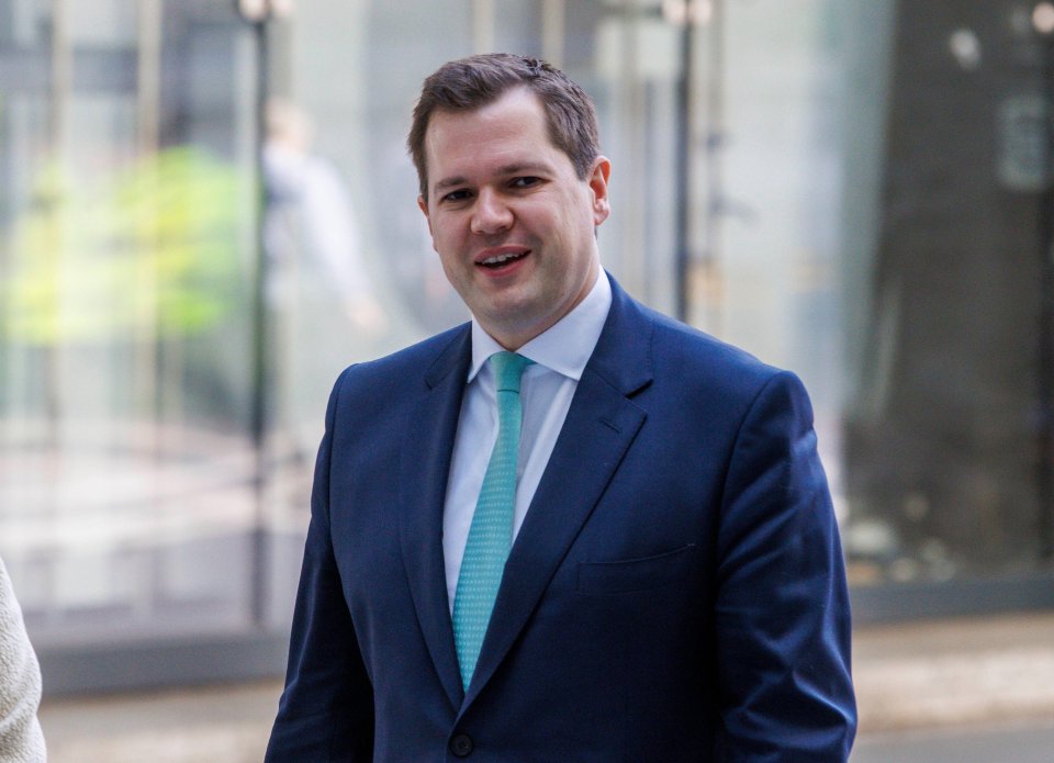 Alamy Live News. 2R5JNMX London, UK. 4th June, 2023. Robert Jenrick, Minister for Immigration, at the BBC to appear on Sunday with Laura Kuenssberg. He said the UK must not be a soft touch on Immigration. Credit: Joe Maida/Alamy Live News This is an Alamy Live News image and may not be part of your current Alamy deal . If you are unsure, please contact our sales team to check.