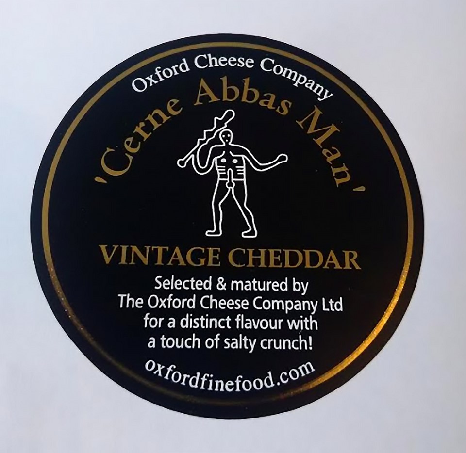 The Oxford Cheese Company is accused of turning the world-famous chalk figure non-binary with its depiction on it cheese packaging
