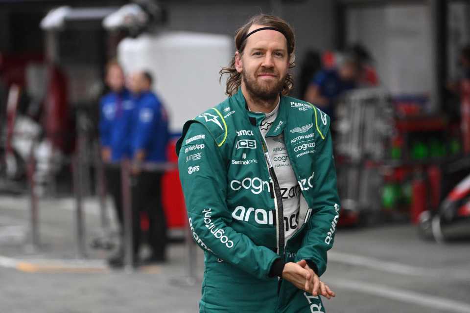 They can be revealed as Sebastian Vettel