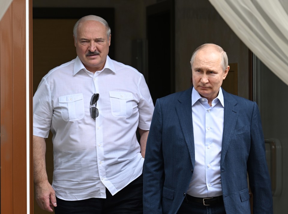 Belarusian president Alexander Lukashenko held talks about nuclear weapons with Vladimir Putin