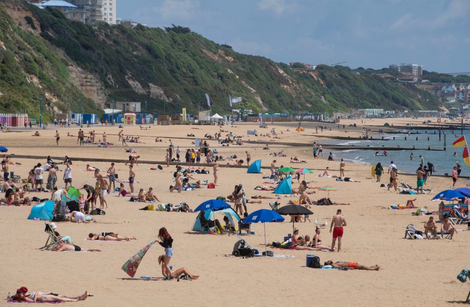 But, the sunshine is on its way and many will be able to enjoy it, as some did in Bournemouth