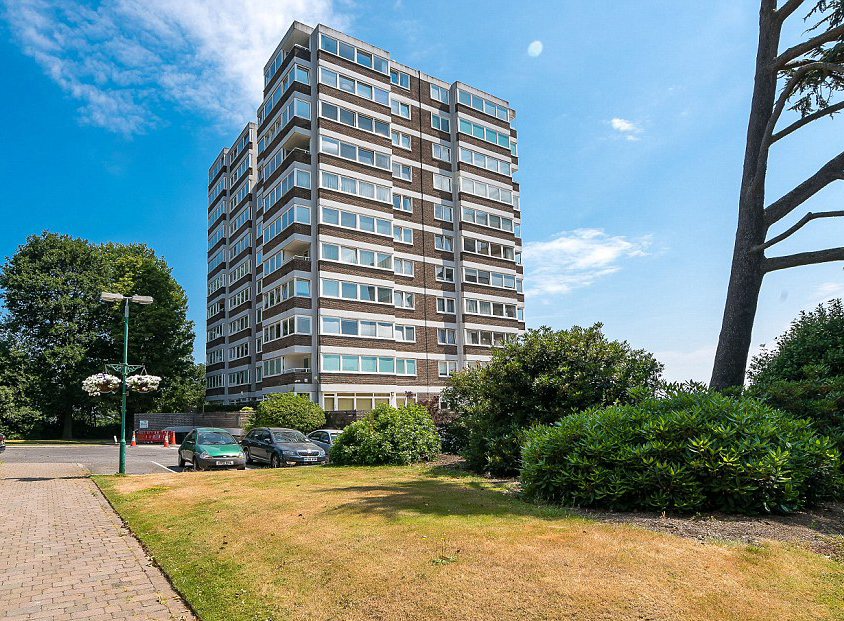 The couple love the view from their top floor flat, but say living so close to the tournament has its problems
