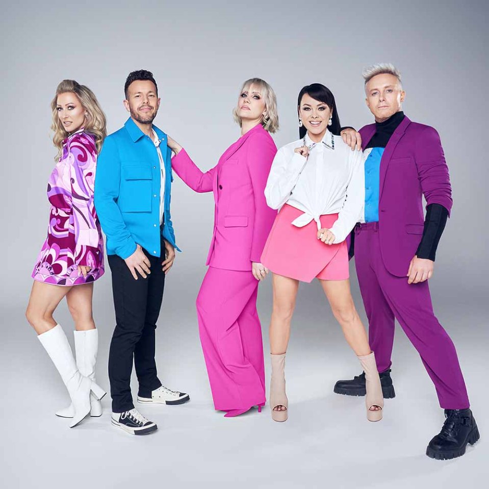 Claire Richards, Faye Tozer, Lisa Scott-Lee, Ian Watkins and Lee Latchford-Evans made up the band Steps