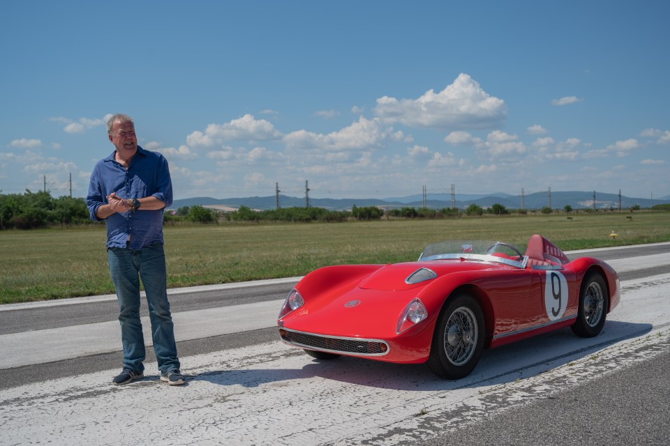 Jeremy with a classic Skoda