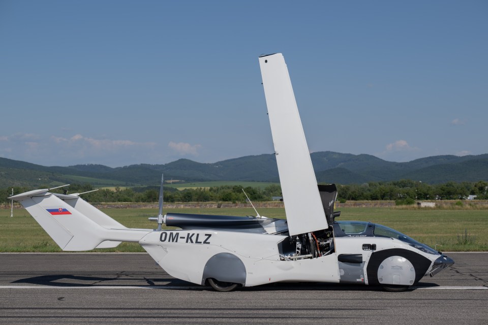 Clarkson said of the amazing flying motor: 'I was lost for words because you always hear, ‘There’ll be flying cars one day’ — and there it was'