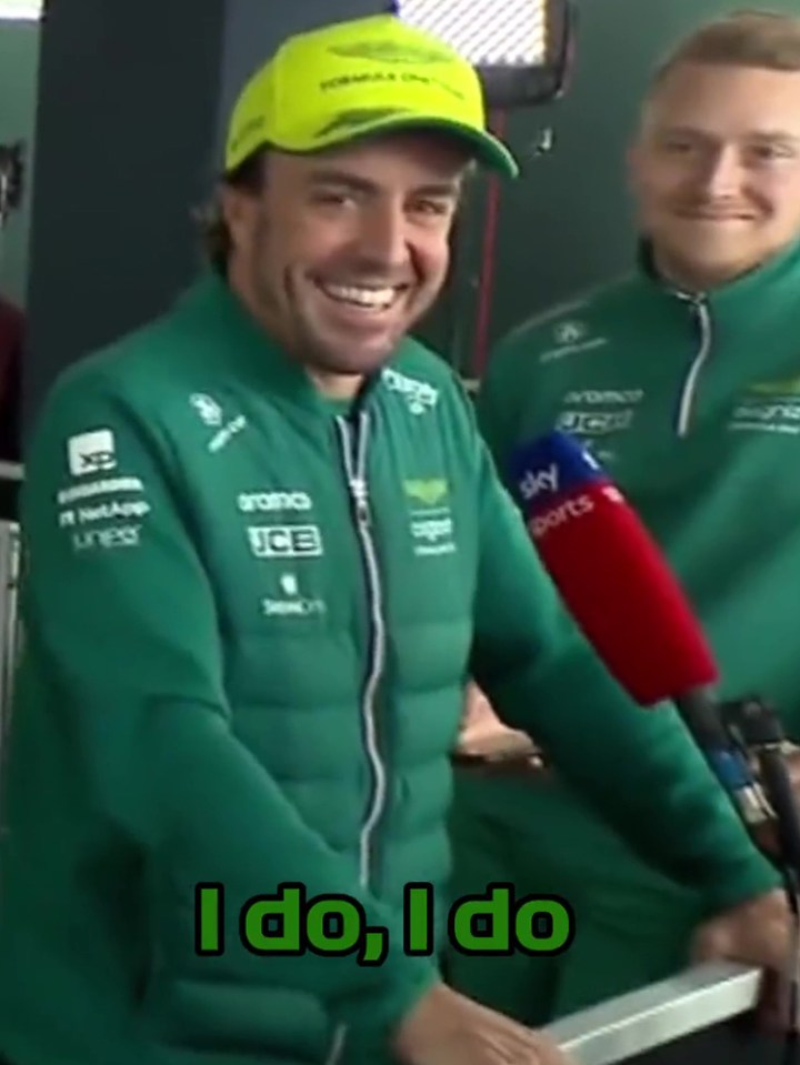 Alonso took the jibe in good jest and fired back with a remark of his own