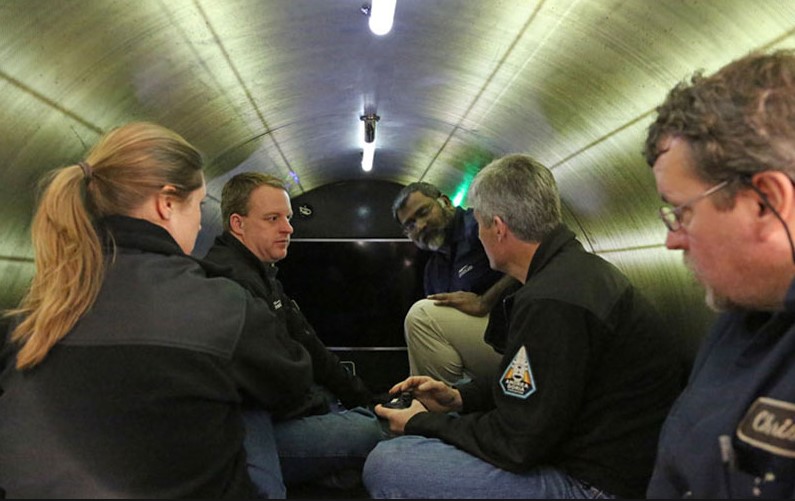Onboard OceanGate's 22ft-long cramped 'Titan' sub