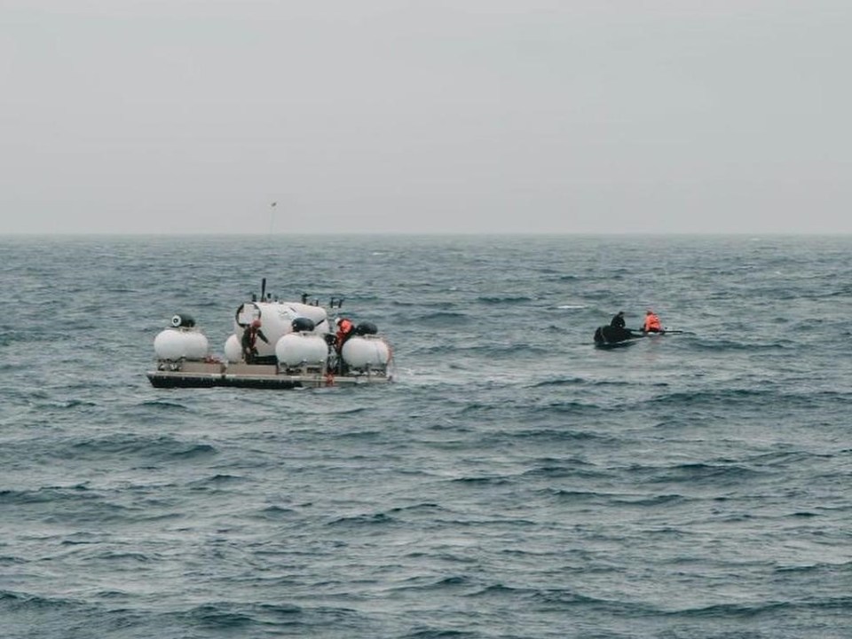This is the final photo taken of the submarine before it vanished on Sunday